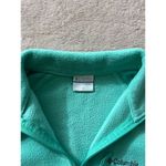 Columbia  Womens Fleece Jacket Full Zip‎ aqua Size Medium Photo 3