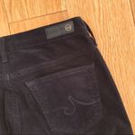 AG Adriano Goldschmied  Velvet Skinny Legging Pants Black Size 25 Photo 8
