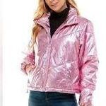 TCEC Metallic Pink Puffer Jacket Photo 1