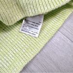 Lime Green Pointelle Sweater L Size L Photo 2
