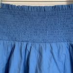 Aerie NWT American Eagle AEO Smocked Waist Crochet Skirt in Blue Photo 2