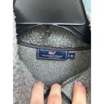 Vineyard Vines  Sherpa Fleece Quarter Zip Pullover Women's Size M Gray Photo 2