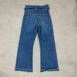 Veronica Beard Marlene Corset Wide Jean Terrain High Waist Cropped Size 28 Photo 4