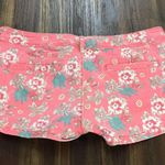 Bullhead Floral Chino Coral/Green Jean Shorts Size undefined Photo 4