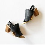 Born Black Stella Leather Sandal Size 10 Photo 0