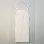 Amanda Uprichard  Ivory White Cut Out Sheath Dress Size M Photo 9