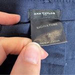 Ann Taylor  Navy Blue Straight Leg Trouser Dress Pants Women’s 2 Preppy Academia Photo 6