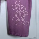 Disney  Mickey Mouse Purple Sweatshirt & Sweatpants Set Size XS/M EUC #CL-69 Photo 11
