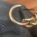 Michael Kors MICHAEL Hamilton Large Black Pebbled Leather Satchel Shoulder Bag Photo 15