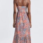 Molly Bracken Printed Long Dress in Pink Isabelle Size XS Photo 2