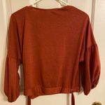 Francesca's  Burnt Orange Top Photo 2
