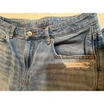 American Eagle  MOM JEAN LIGHT DISTRESSING WOMENS PLUS SIZE 14 XTRA SHORT Photo 2