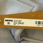 SKIMS  Cotton Fleece zip up shirt jacket size Small NWT color Periwinkle Photo 13