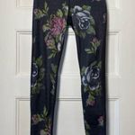 Lululemon Wunder Under Luon Leggings Black Floral Garden Party Sz 4 Photo 2