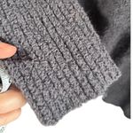 Charlie Paige  Gray Plush Tunic Sweater Medium Soft Fuzzy Cozy Fall Winter Top Photo 5