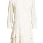 ALLSAINTS Keva Palmer Long Sleeve Wrap Dress Large NWT Photo 5