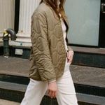 Nili Lotan quilted jacket Green Size XS Photo 0