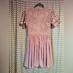 Lulu's | Angel in Disguise Lace Skater Dress, Dusty Lavender, Size S Purple Photo 6