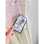 B Darlin Sequined Cowlneck Lace-Up-Back Gown Size 12 Iridescent $129 Photo 8