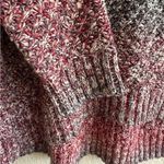 Bass Cozy Knit Sweater Marled Burgundy Purple Soft Winter Pullover Knitted Large Red Photo 7