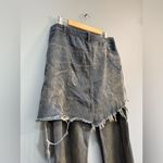 Unique Innovare Denim Wide Leg Jeans Size XL NWT Blue Photo 3