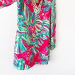 Lilly Pulitzer Saemus Pomegranate Jungle Tumble Beaded Dress Photo 4