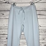 Grey State NWOT Sz 0 Blue White Embroidered Star Relaxed Park Jogger Sweatpants Photo 1