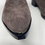 Marc Fisher Yale Chelsea Booties 7 Brown Leather Suede Pointed Toe Pull On Photo 6