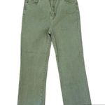 Risen  Olive Karla High-Rise Slit Straight Jeans Size 32 NWT Photo 2