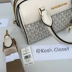 Michael Kors MK Travel XS Duffle Xbody - Lt Cream Multi Photo 9