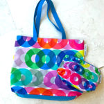 Clinique Fun  Kapitza Tote and cosmetic bag NWT Photo 0