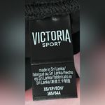 PINK - Victoria's Secret Victoria Sport Black Leggings Stars Fold Down Waistband XS Athleisure Casual NWT Photo 3