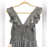 Show Me Your Mumu  June Ruffle-Strap Maxi Dress – Steel Blue, Size S NWT Photo 6