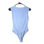 NWT Popilush Sleeveless Square Neck Thong Bodysuit Tummy Control Top Medium White Photo 4