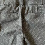 Loft  Julie Skinny Pants Women’s Size 8 Charcoal Gray White Pin Dot Dress Office Photo 7