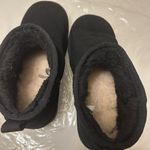 BEARPAW Ankle Boot Retro Shorty Bootie Shoe Slip On Black Suede Womens 9 Photo 3