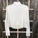 Balance Collection NEW  Oatmeal Crop Julia  Sweatshirt 1/4 zip S Photo 6