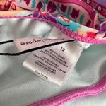 Nanette Lepore One Piece Swimsuit Floral Wrap Halter Size 12 Photo 4