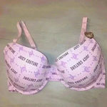 Juicy Couture  Sleek & Smooth Bra Pink NWT Size 40C Photo 8
