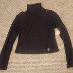 Free People Movement Tempo Ribbed Turtleneck Size L Black Size L Photo 4