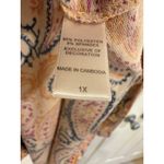 Cuddl Duds ‎ Paisley Print Soft Knit Blazer Jacket Career Casual 1X Photo 5