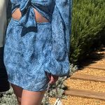 12th Tribe Tie Front Cut Out Dress Photo 3