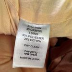 House Of Harlow Tiered Ruffled Bustier Front Lace Up Dress Peach Size S Pink Photo 9