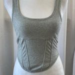 PINK - Victoria's Secret Women's  Ribbed Tank Top M Light Green Photo 0