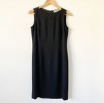 Carlisle  Black Wool Sleeveless Dress Photo 12