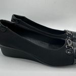 Naturalizer Black Wedge Shoes Size 7.5 Photo 1