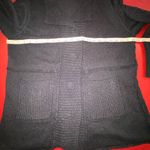 Habitat Clothes Women’s size XL Black Chunky Cotton Button Cardigan Sweater Photo 3