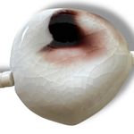 Free People  Choker Necklace in White Ceramic NWT Bohemian Beach Layering Neutral Photo 7