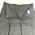 Akris Punto Jacquard Black Pleated Swiss Dot Stripe Skirt 12 Photo 5