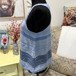 Bella Dahl Blue Sleeveless Tank Top Photo 4